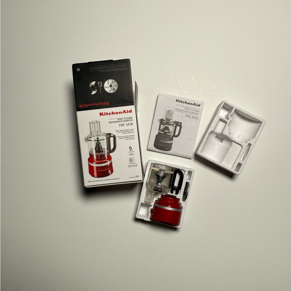 Mini Brands KitchenAid Red Food processor